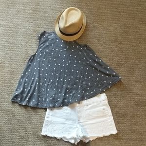 LOFT A-line Floral Top